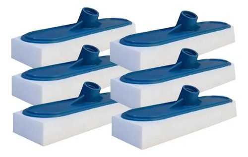 Kit 6 Esfregão De Esponja Mágica Ideal Para Limpeza De Pisos