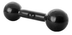 Halter Bola Emborrachado - 3kg - Exercício Ao Ar Livre / Gym