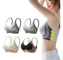 Kit 4 Sutiãs Top Push Up Feminino Sem Bojo De Ferro