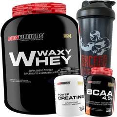 Proteína Bodybuilders Whey Concentrado em pó sabor Chocolate x 2kg 4 un