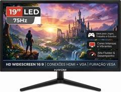 Monitor 19 Led 75hz Hdmi Vga Gamer Cftv Escritório Hd