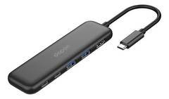 Hub USB-C 5 Em 1 Dapon HDMI 4K USB 3.0 Carregamento PD 100W