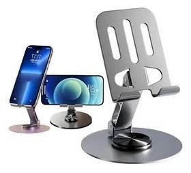 Suporte Celular Tablet Base Giratória 360 Ajustável Metal