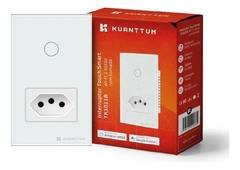 Interruptor Touch Inteligente + Tomada Wi-fi Kuanttum Tk1011