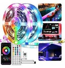 20 Metros Fita Led Luz Bluetooth Rgb Fonte Controlo Remoto