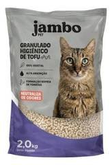 Areia Granulado Higiênico De Tofu Para Gatos Jambo Pet 2kg