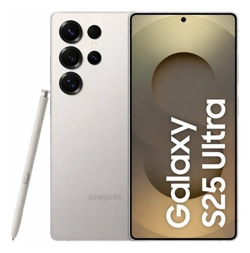 Celular Samsung Galaxy S25 Ultra 5g, 256gb, 12gb, Câm. Quád. Cor Titanium Cinza