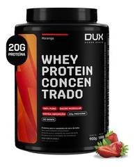 Proteína Dux Nutrition Whey Protein concentrado em pó sabor Morango x 900g