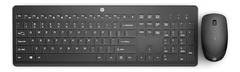 Combo Teclado e Mouse HP 230, sem Fio Wireless USB, Ergonômico, Silencioso, Layout BR Layout ABNT2, Preto (18H24AA#AC4)