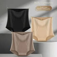 Kit 3 Calcinhas Modeladoras Cintura Alta Barriga