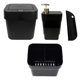 Organizador Pia P/cozinha Micromax Jogo P/pia Micromax Preto
