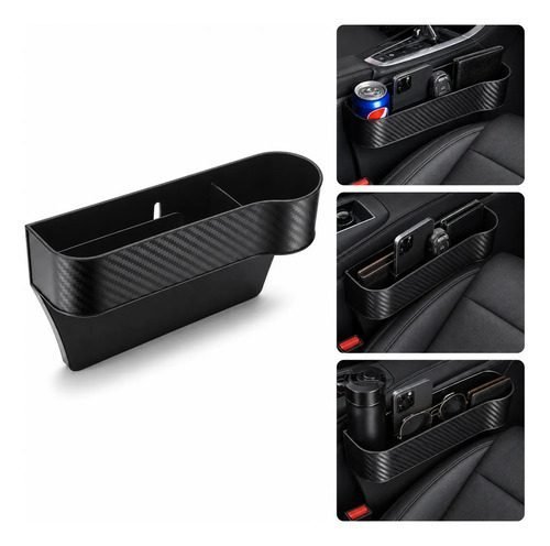 Caixa De Armazenamento Car Passenger Seat Gap Com Suporte Pa