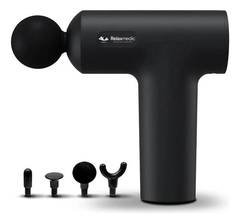 Pistola Massageadora Portátil 5 Velocidades Relaxmedic Preto