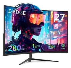 Monitor De Jogos Curvo Z-edge Ug27p 27 1080p 280 Hz 1 Ms Preto