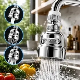 Bico Adaptador Torneira Chuveirinho Gourmet 3 Jatos Arejador