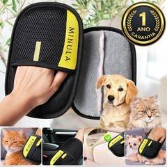 Luva Tirar Pelo Roupa Sofá Mágica Luva Reutilizável Removedor De Pelos Escova Pet