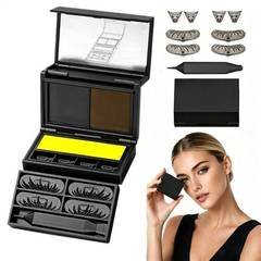 Kit Maquiagem Olhos 3 Em 1 Delineador Carimbo