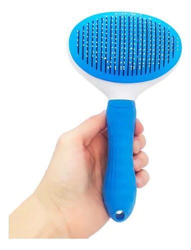 Escova Removedora de Pelos para Cães e Gatos com Cerdas de Aço 16cm