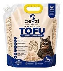 Areia Gato Granulado De Tofu Super Premium Beyzi Cat 3kg