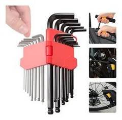 Jogo Chave Allen 13pçs 1,27- 10mm Preto Chave Torque