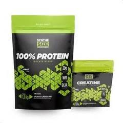 Kit Synthesize 100% Whey Protein Morango 1,8 + Creatina 500g