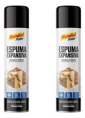 Kit 2 Espumas Expansivas De Poliuretano 500ml/320g