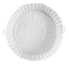 Forma De Silicone Para Air Fryer Branco