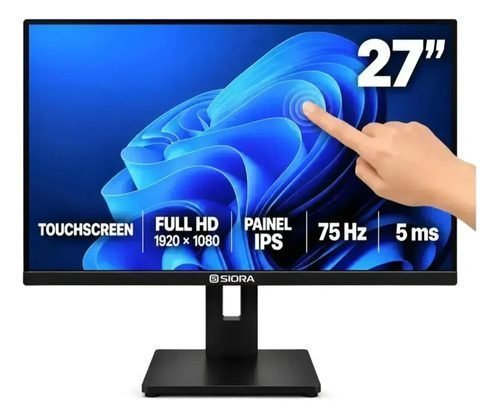 Monitor Touch Screen 27 Full Hd Ips Escritório Pdv Office