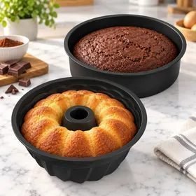 Kit 2 Cesto De Air Fryer Assadeira Silicone Bolo Torta Forno
