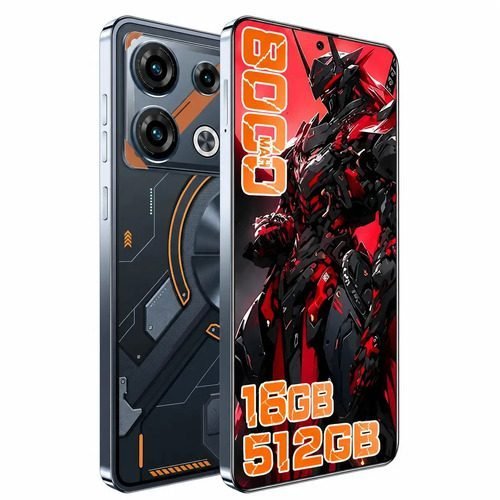 Smartphone Gt 10 Pro 5G, Dimensity 9200, 16 Gb Ram 512 Gb Rom, Tela 6,82" 3840*2160, Bateria Gigante de 8000mAh, Android 16, Câmera 32 Mp + 108 Mp