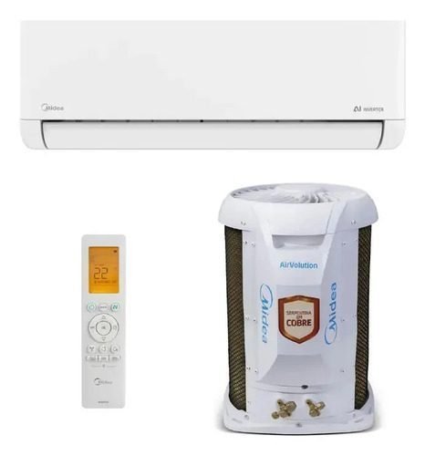 Ar Condicionado Split Hi Wall Midea Airvolution Inverter 9.000 Btus Frio R-32