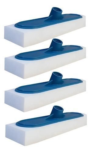 Kit 4 Rodo Esponja Mágica Ideal P Porcelanato - Sem Esforço