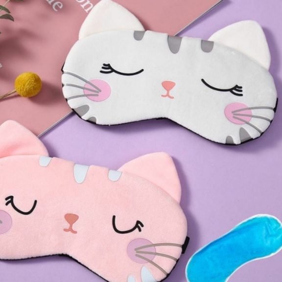 Máscara de Dormir DANTAS Bolsa Gel Térmico Olhos Descanso Tapa Olho Relaxante En