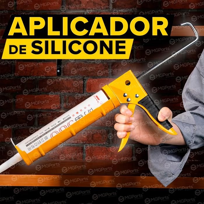 Aplicador de Silicone Profissional Metal Pistola de Tubo Cola PU Vedante Reforçado Alta Pressão
