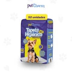 Tapete Higiênico PetCharm Slim -Tamanho 50cm x 60cm - Pacote com 50 unidades Para Cachorros