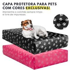 Capa Protetora Impermeável Para Pets Protetor Cama Colchão Cachorro Segura Xixi Todas as Medidas