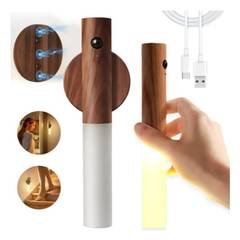 Luminária LED Sem Fio Lâmpada Inteligente Portátil Com Sensor De Movimento Recarregável