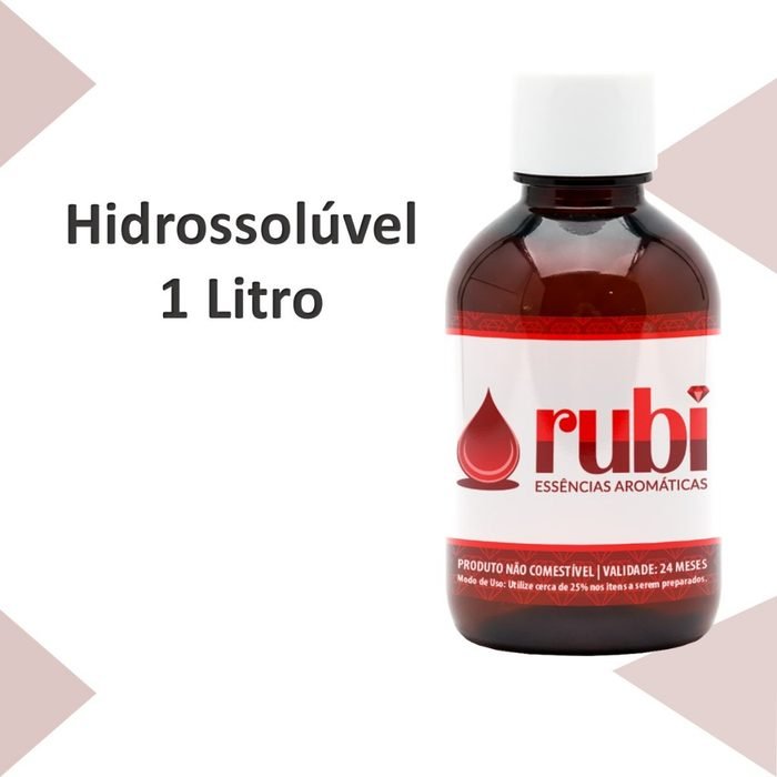 Essência Hidrossolúvel 1 LITRO - Para Difusores, Home Sprays, Aromatizadores e Umidificadores