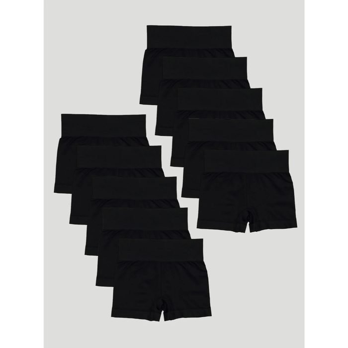 Kit com 10 Calcinhas Boxer Redutora Sem Costura Premium