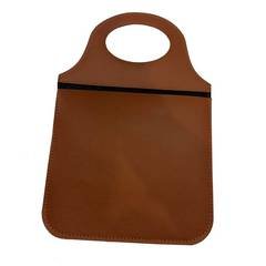Lixeira Porta Lixo para Carro Elegante Caramelo