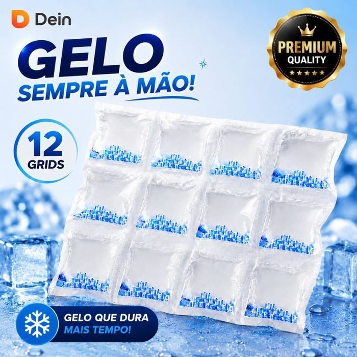 Saco de Gelo Reutilizavel com Gel Flexivel