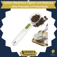 Colher Medidora  Até 500g com Balança Digital LCD Eletrônica Cozinha– Alta Precisão e Praticidade