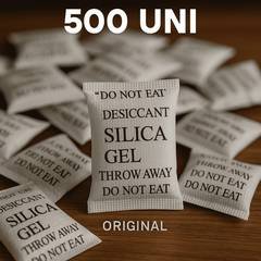 Sílica Gel 500 Unidades Sachê 1g Umidade Antimofo Desumidicador de Ambiente Origina