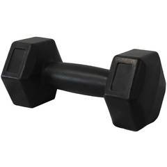 Halter Dumbell Cement Sextavado Bonafit 10kg Preto