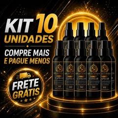 Kit 10x Tônico Capilar pro Barber Cavanhaque Barba Bigode Cabelo 120ml Envio Imediato