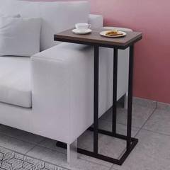 Mesa Lateral Canto Sofá Mesinha para Cama Apoio de Notebook Decoração Central de Ambientes