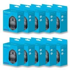 Mouse Para Pc Óptico Usb 1200dpi Atacado/revenda Kit Com 10