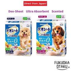 Unicharm Pet Deo-Sheet Tapetes Higiênicos Cães Super Absorção Aroma Floral & Gre