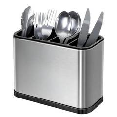 Escorredor de Talheres em Aço Inoxidável, Suporte Organizador de Utensílios de Cozinha, AVIBES