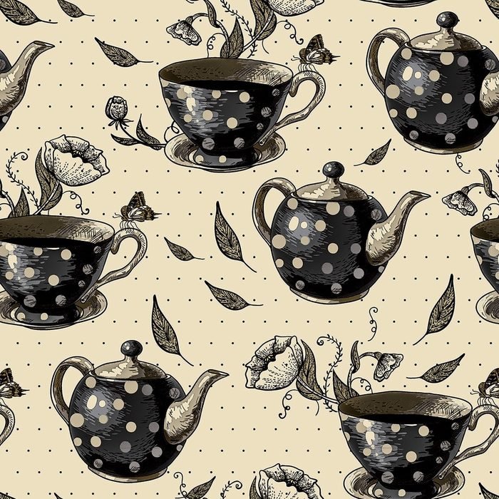 Adesivo Papel De Parede Cantinho do Café Tons Bege Cafeteira para Cozinha Lavável 3 Metros